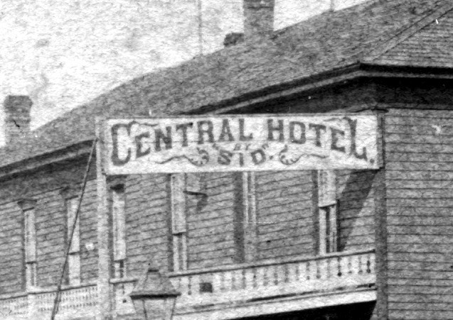 Sign "CENTRAL HOTEL BY 'SID'"