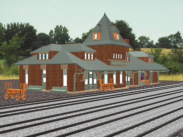 3D model of Santa Fe Passenger Depot