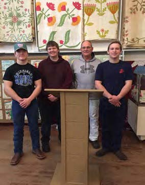 Cole Finney, Alexander Butters, George Lowe, and Adam Moore